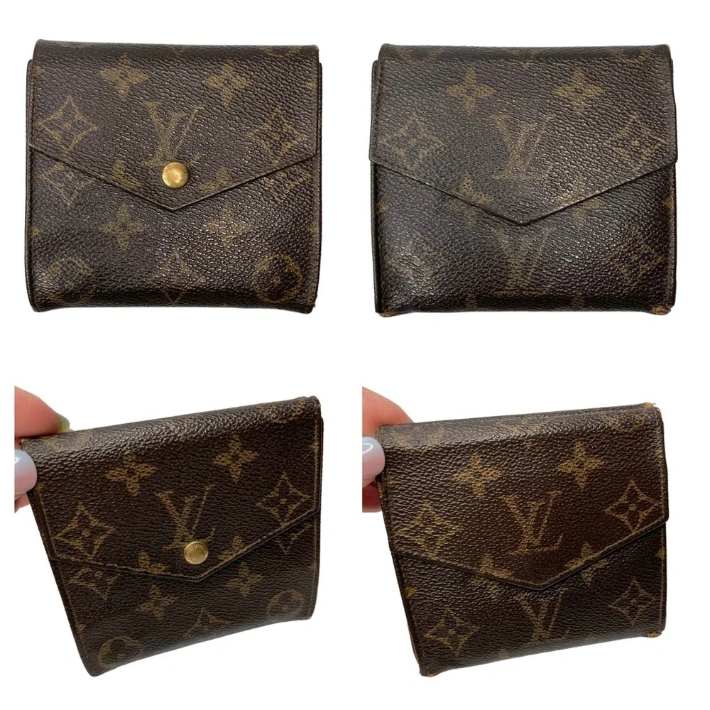 Authentic Louis Vuitton Vintage Elise Monogram Compact Bifold Wallet 1980’s - Picture 5 of 14